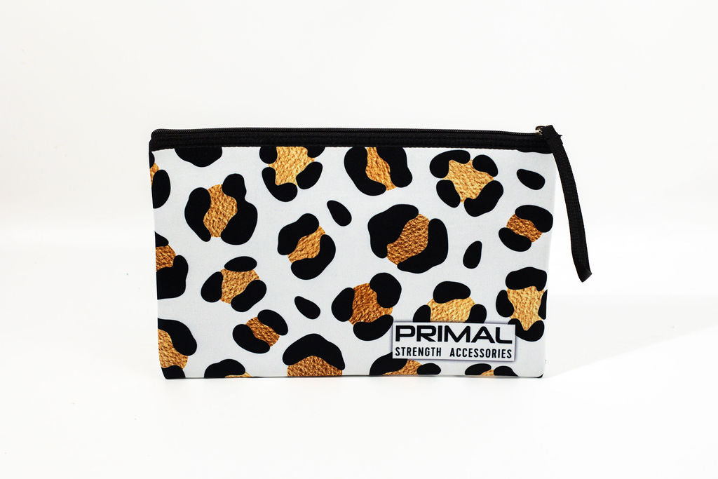 Glam Leopard Gym Towel and Neoprene Pouch